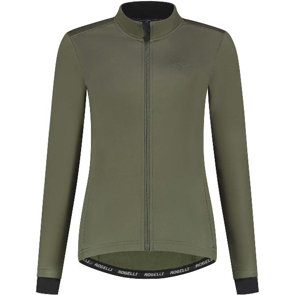 Rogelli Core Dames Fietsjas Winter - Wielrenjack - Winddicht en Waterafstotend - Groen - Maat S