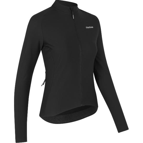 GripGrab - W's PACR Thermo Fietsshirt voor Dames Lange Mouwen Lente Herfst Wielrenshirt Cycling Jersey - Zwart - Vrouwen - Maat M