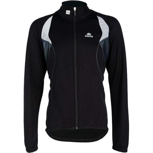 Hunter - Cycling jacket thermo - Zwart - Maat M