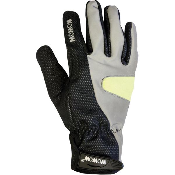 Wowow Cycle Gloves Large Fietshandschoenen - Unisex - zwart/zilver/geel