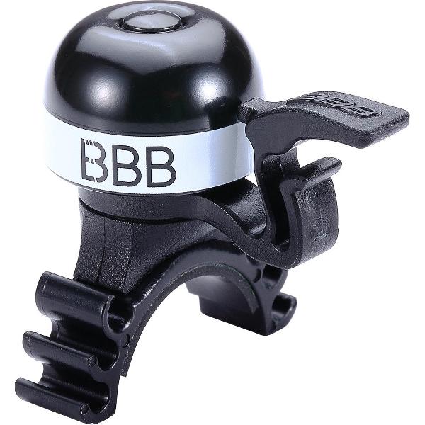 BBB-16 MiniFit Fietsbel - Messing - Alle stuur diameters - Zwart/Wit