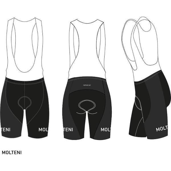 Retro Wielertenue Molteni Giro d'Italia Roze - REDTED - L