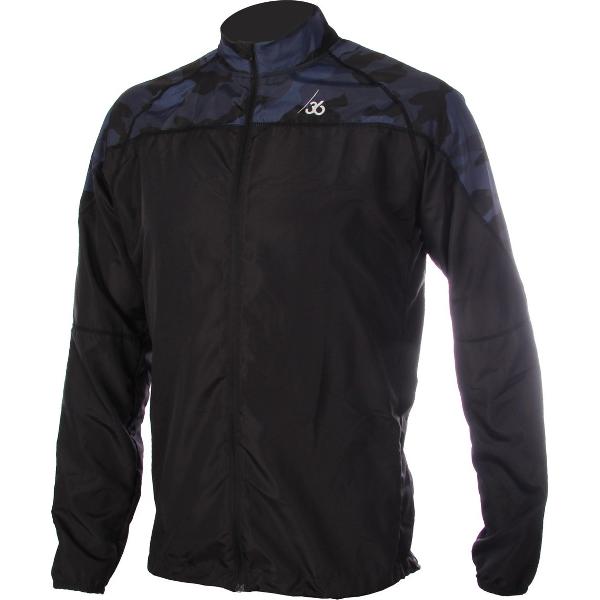 Running Jacket, Vrouw - 36, Zwart/Blauw - Dames