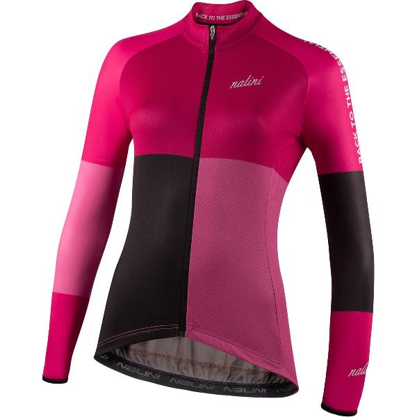 Nalini - Dames - Fietsshirt - Lange Mouwen - Wielrenshirt - Roze - Fucsia - NEW LS COLOR LADY J - M