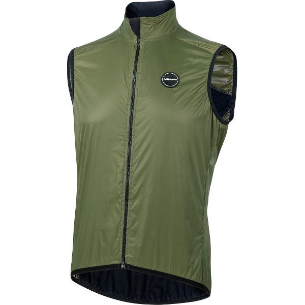 Nalini Unisex Windvest - windstopper mouwloos Groen - TEXAS VEST Olive - XXXL