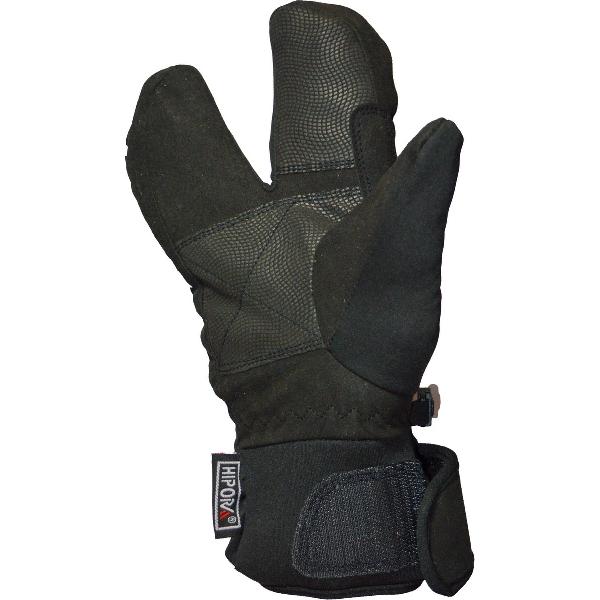 TriTiTan Finger Split Cycling Gloves Winter - Fietshandschoenen - Zwart - S