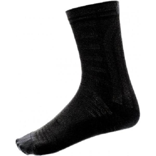 Megmeister Ultralight PP Socks Long Black - Fietssokken lang Zwart Unisex-S