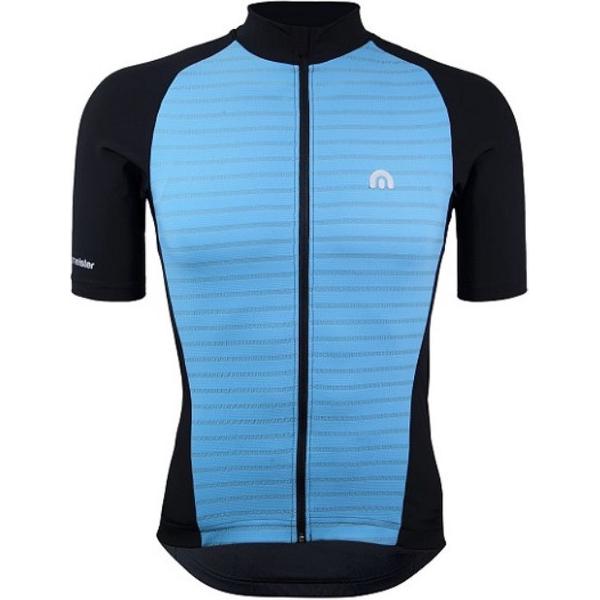 Megmeister Jersey Plain Stripe Aquarius Blue-M