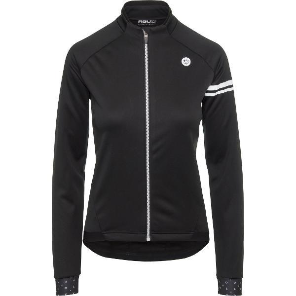 AGU Winter Thermo Fietsjack Essential Dames - Zwart - XXL - Winddicht - Waterafstotend