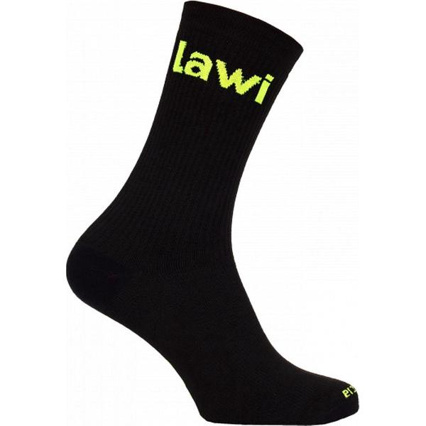 LAWI Fietssokken Winter Spike Zwart/Geel 39-42