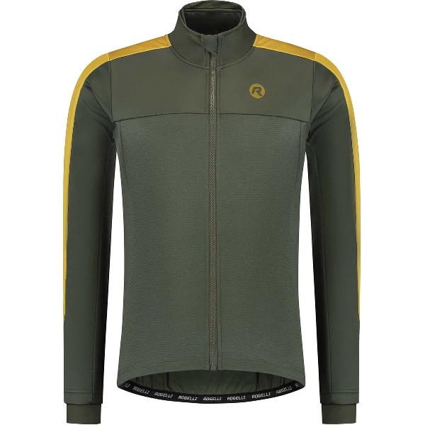 Rogelli Freeze Winter Fietsjack Heren - Wielrenjack - Groen - Maat 5XL