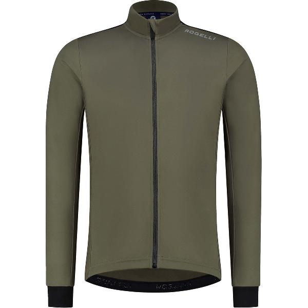 Rogelli Core Fietsshirt Lange Mouwen - Wielershirt Heren - Comfort fit - Green - Maat 3XL