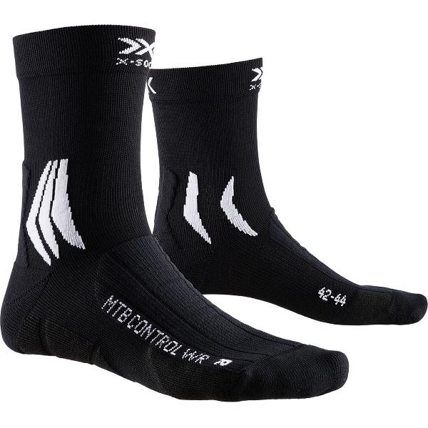 X-Socks MTB Control WR Sokken Fietssokken - Maat 39-41 - Unisex - zwart - wit