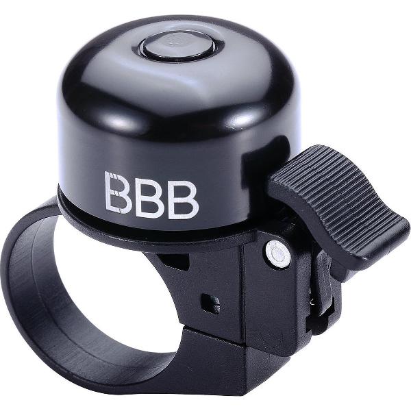 BBB-11 Loud & Clear Fietsbel - Aluminium - 22.2/25.4/31.8mm stuur diameters - Zwart