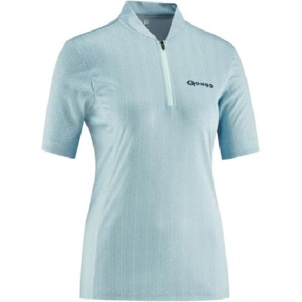 GONSO Fodara - Dames fiets shirt - Blauw - Maat 40