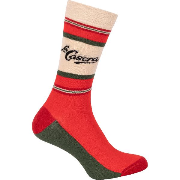 Le Patron Casual sokken Rood Ecru - Classic Jersey La Casera 43/46