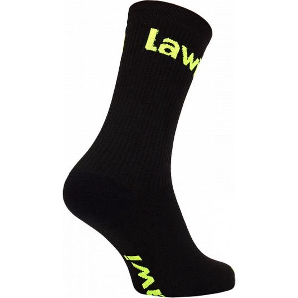 Lawi Fietssokken Winter Spike - Zwart/Geel - 43-45