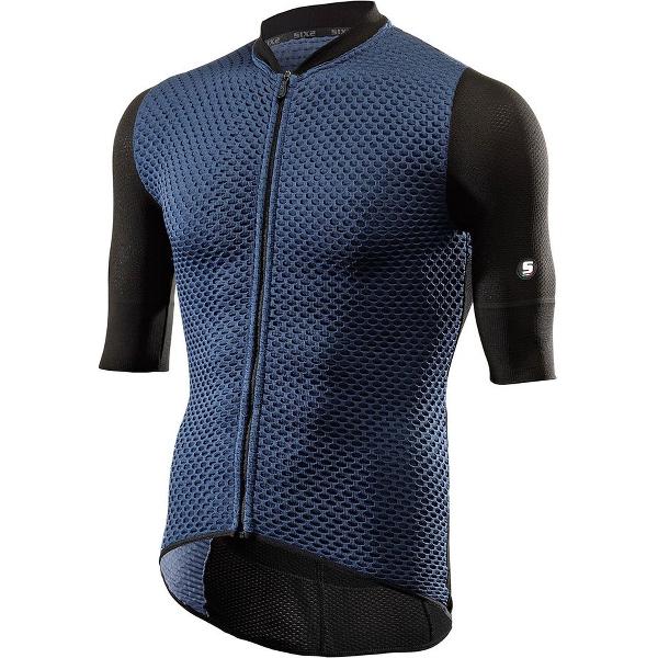 Sixs Hive Korte Mouwen Fietsshirt Blauw M Man