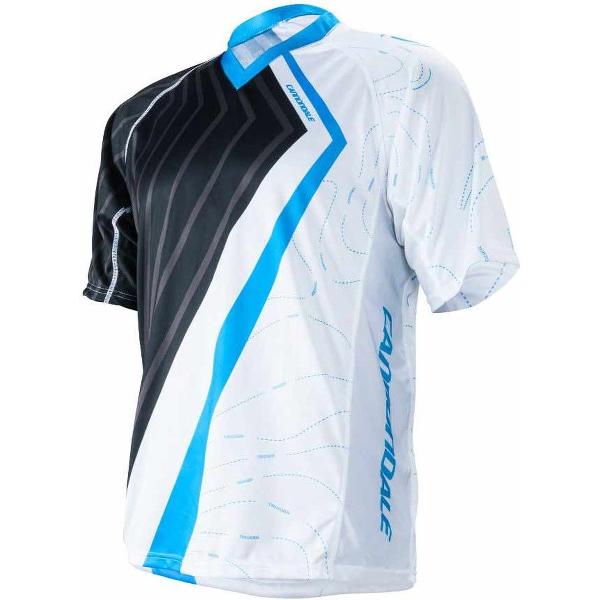 Cannondale Trigger MTB Fietsshirt korte mouw Loose-Fit Zwart Wit-M