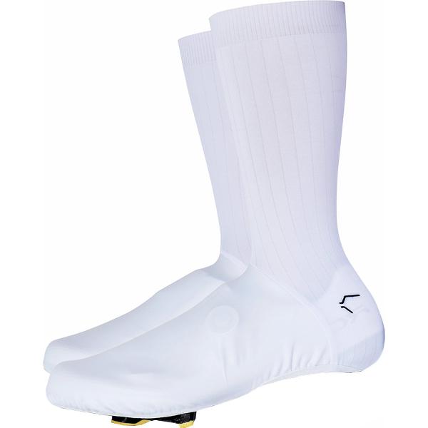 Airoman.cc - Airo 'Signature' - Aero Overschoenen AO1 - Wit - Maat L (43-47) - Tijdrijden/Wielrennen/MTB/Gravel