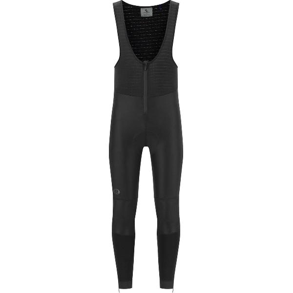 Rogelli Deep Winter Lange Fietsbroek - Met Bretels - Heren - Zwart - Maat M