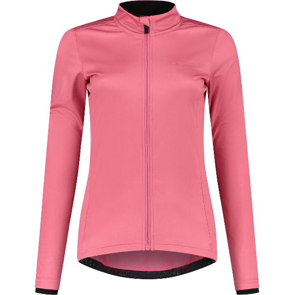 Rogelli Core Dames Fietsjas Winter - Wielrenjack - Winddicht en Waterafstotend - Roze - Maat S