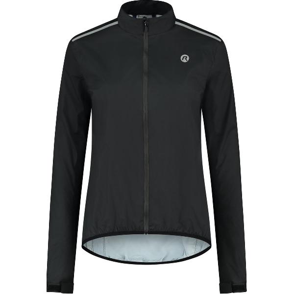 Rogelli Core Regenjas - Fietsregenjack - Dames - Zwart - Maat M