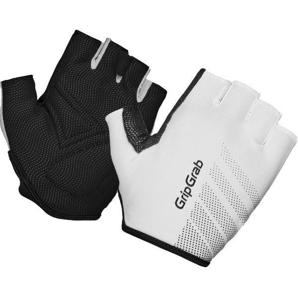 GripGrab - Ride Padded Korte Vinger Zomer Fietshandschoenen met lichte Padding - Wit - Unisex - Maat XXL