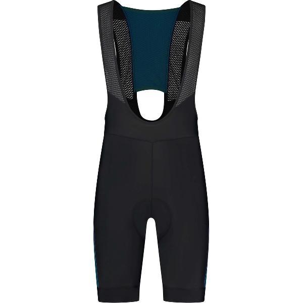 Rogelli Tyro II Korte Fietsbroek - Met Bretels - Heren - Blauw, Zwart - Maat XL