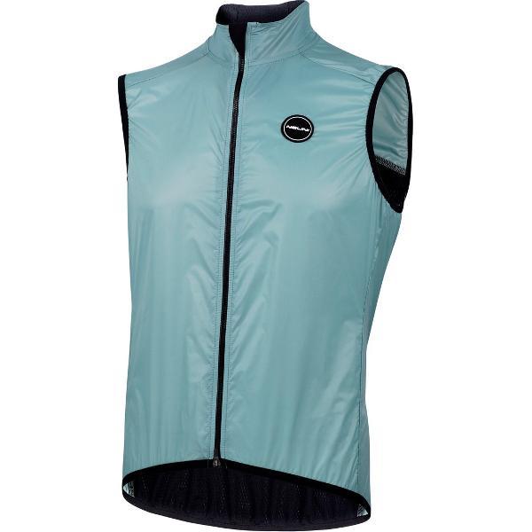 Nalini Unisex Windvest - windstopper mouwloos Groen - TEXAS VEST Sage green - M