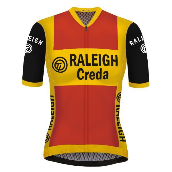 Retro Dames Wielershirt TI-Raleigh rood - REDTED - XL