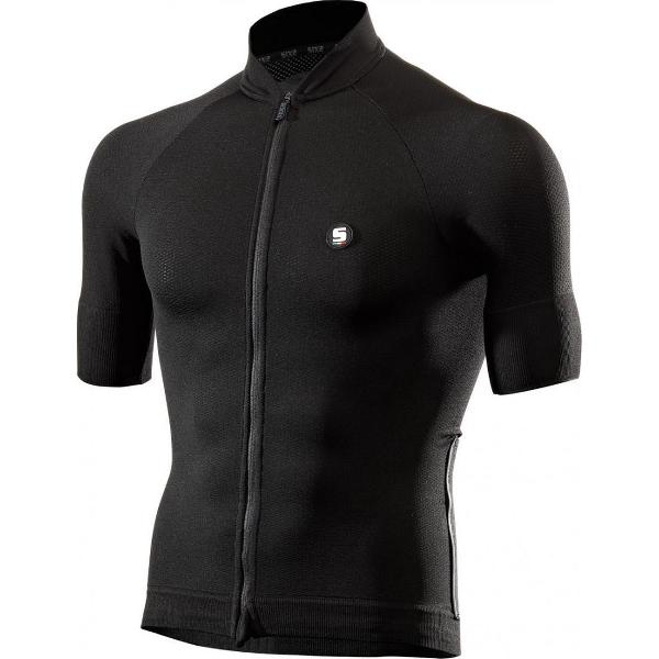 SIXS Chromo Short Sleeve Jersey Carbon Black Activewear XL