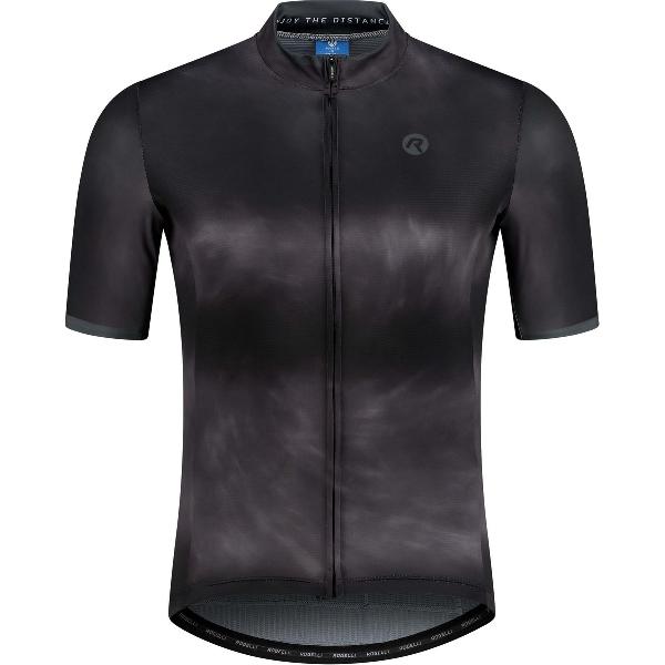 Rogelli Tie Dye Fietsshirt - Korte Mouwen - Heren - Zwart, Grijs - Maat S