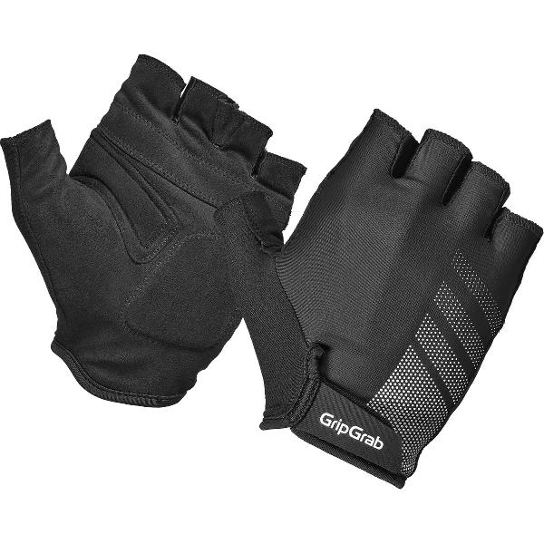 GripGrab - Ride RC Lite Korte Vinger Zomer Fietshandschoenen met Padding - Zwart - Unisex - Maat S