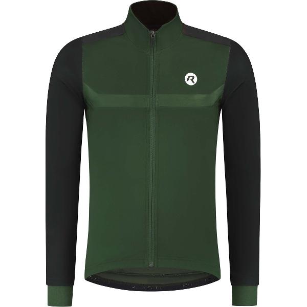 Rogelli Mono Fietsjas - Winterjack Heren - Race fit - Green - Maat XL