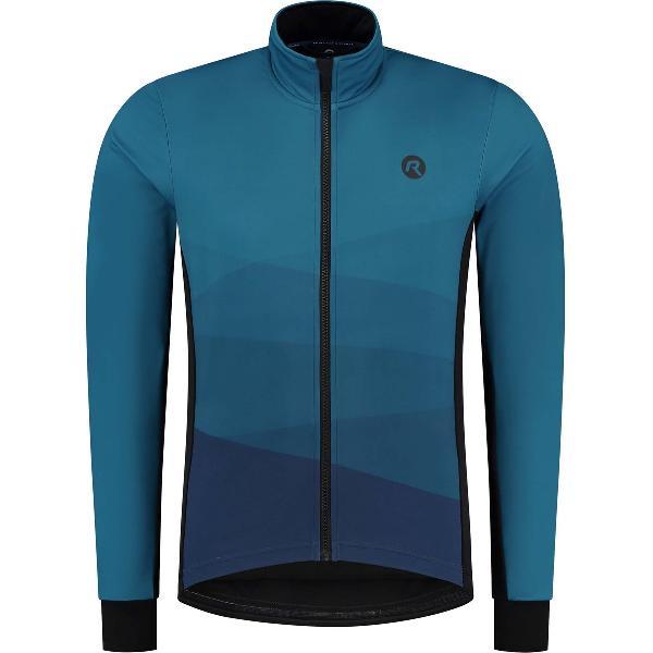 Rogelli Tarax Fietsjack Winter - Fietskleding voor Heren - Blauw - Maat S