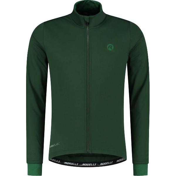 Rogelli Essential Fietsjack Winter - Heren - Leger groen - Maat S