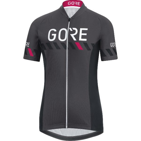 Gorewear Gore C3 Brand Dames Fietsshirt Met Korte Mouwen Bruin Zwart