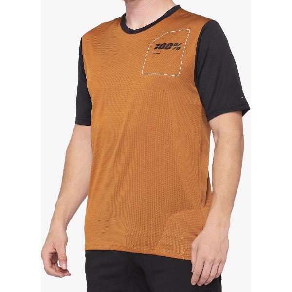 100% Jersey MTB RIDECAMP - Oranje-Zwart - XL