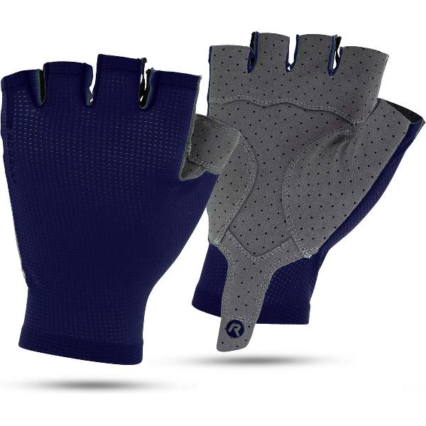 Rogelli Alpha Fietshandschoenen - Heren - Blauw - Maat L