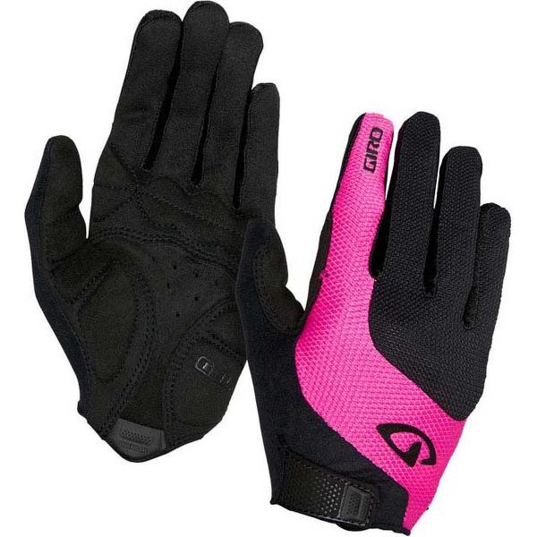 Giro Tessa Lange Handschoenen Zwart,Roze L Vrouw