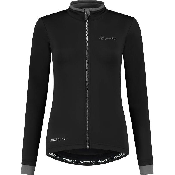 Rogelli Essential Fietsshirt - Lange Mouwen - Dames - Zwart - Maat S