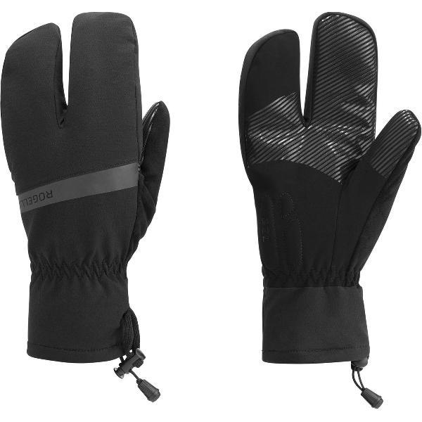 Rogelli Nova Deep Winter Lobster Fietshandschoenen Winter - Wind en Waterdicht - Heren - Zwart - Maat M