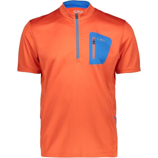 CMP 3C89757T Gratis Fiets T-shirt Met Korte Mouwen Heren - Orange - XXL