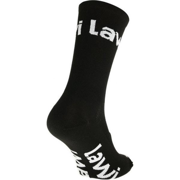 LAWI Fietssokken Zorbig - Zwart / Wit - Maat 35-38