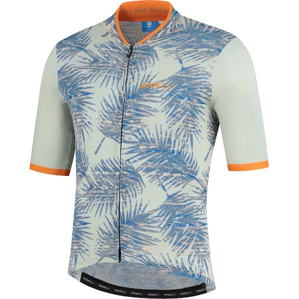 Rogelli Nature Fietsshirt - Korte Mouwen - Heren - Zand, Oranje - Maat XXL