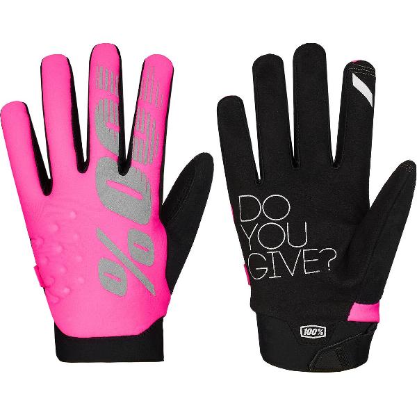 100% Brisker Cold Weather Handschoenen Dames, roze/zwart