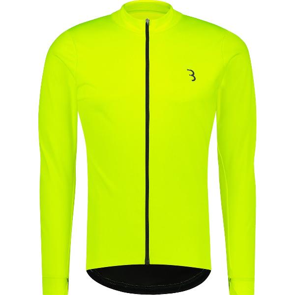 BBB Cycling TriGuard 3.0 Fietsjas Heren - Drie-seizoenen Wielren Fietsjack Heren - Waterafstotend Windjack - Neon Geel - Maat S - BBW-452