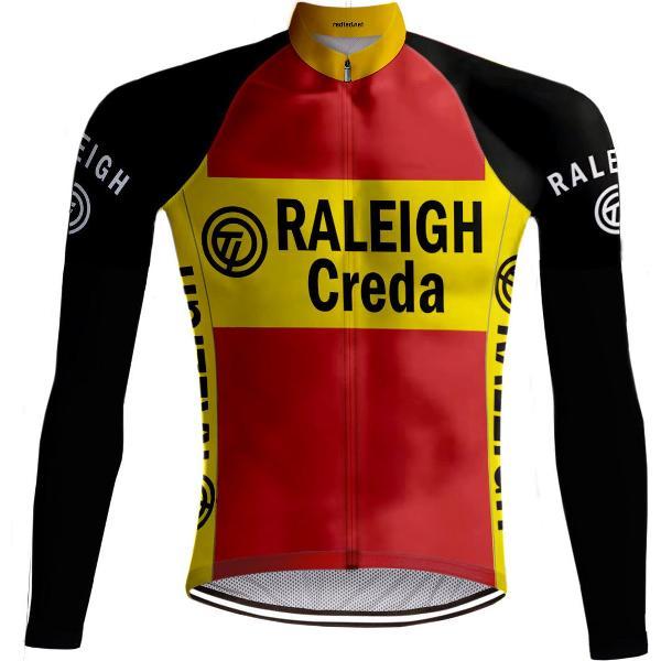 Retro Winter Wielerjack TI-Raleigh( FLEECE) - REDTED - XL