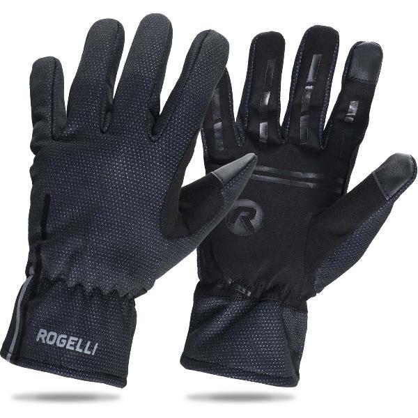 Rogelli Angoon Fietshandschoenen Winter - Unisex - Zwart - Maat XL